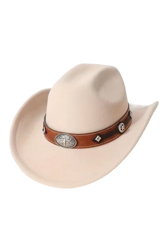 Western Cowboy Hat for Men Wide Brim Cowgirl Hat for Women Unisex Classic Cowboy Hats