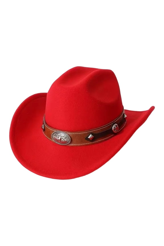 Western Cowboy Hat for Men Wide Brim Cowgirl Hat for Women Unisex Classic Cowboy Hats
