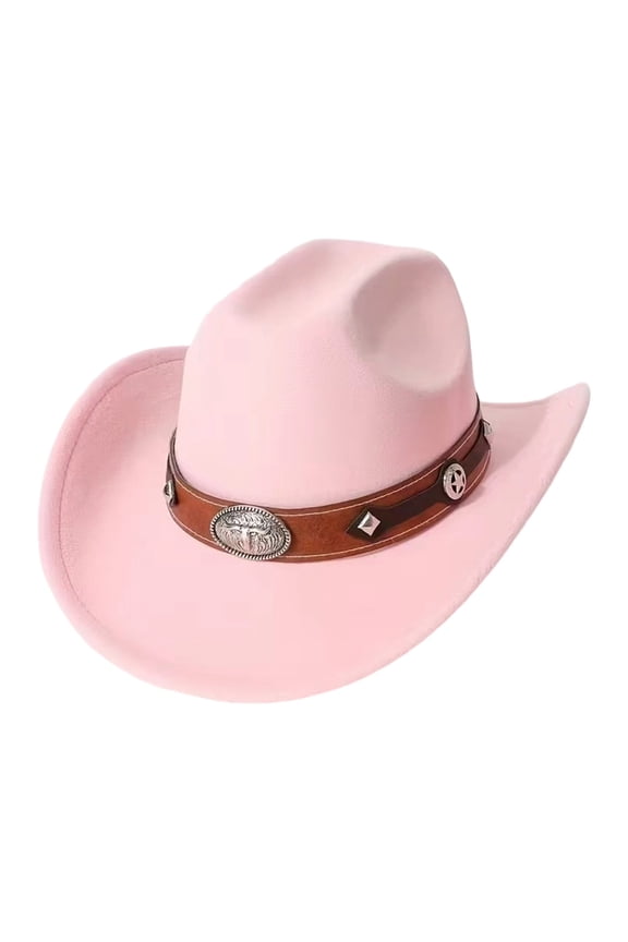 Western Cowboy Hat for Men Wide Brim Cowgirl Hat for Women Unisex Classic Cowboy Hats