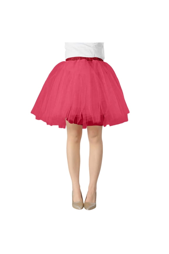 Women Adult Teens Tutu Skirts 4 Layers with Lining Youth Running Tutu Skirts Halloween Running Tutus