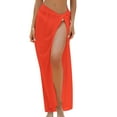 thumbnail image 1 of GJSYRH Women Sarong Swimsuit Coverup Chiffon Beach Tie Wrap Skirt Long Bikini Sheer Scarf Bathing Suit, 1 of 3