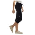 thumbnail image 1 of GJSYRH Women's Ultra Lux Comfort with Flex-to-Go Cargo Capri Pant, 1 of 5