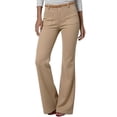 thumbnail image 1 of GJSYRH Women's Wide Leg Jeans High Waisted Stretchy Straight Leg Jeans Trendy Seamed Front Loose Denim Pants Khaki L, 1 of 4