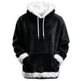 thumbnail image 1 of GJSYRH Womens Kangaroo Pocket Hoodie Soft Hooded Pullover Women's Casual Streetwear Top With Front Pocket Cozy Loungewear Warm Winter, 1 of 3