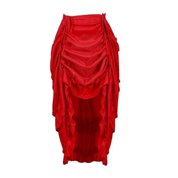 GJSYRH Womens Steampunk Gothic High Low Cyberpunk Victorian Skirt Renaissance Skirts Outfits