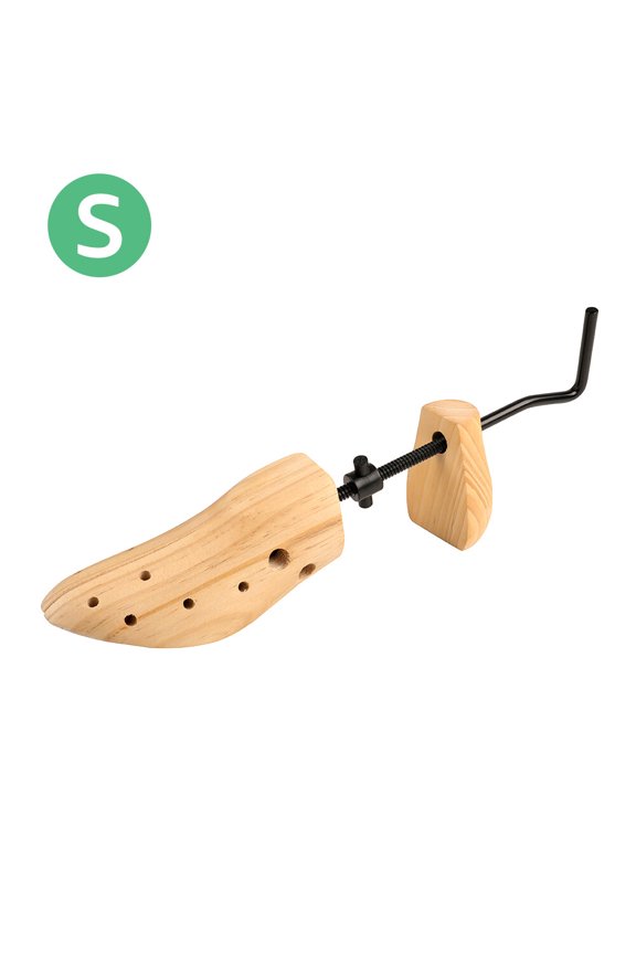 2-Way Wooden Adjustable Shoe Stretcher Expander for Men Women Boot Shoes Size US9-14 Universal Fit for Different Shoe Types Stretch to Relieve Pressure, S 1