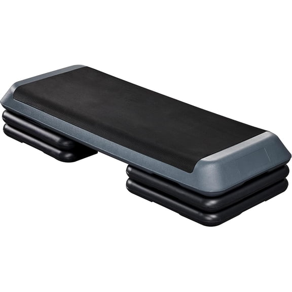 GJWL Aerobic Exercise Workout Step Platform, 43in Fitness Stepper Health Club Size w/Risers Adjust 4-6-8in & Heavy Club Size & 550pounds Load-bearing for Home Gym Workout & Training