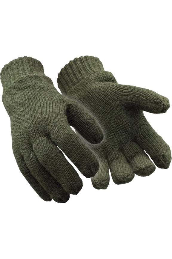 Unisex's Fleece Lined Thinsulate Insulated Wool Gloves