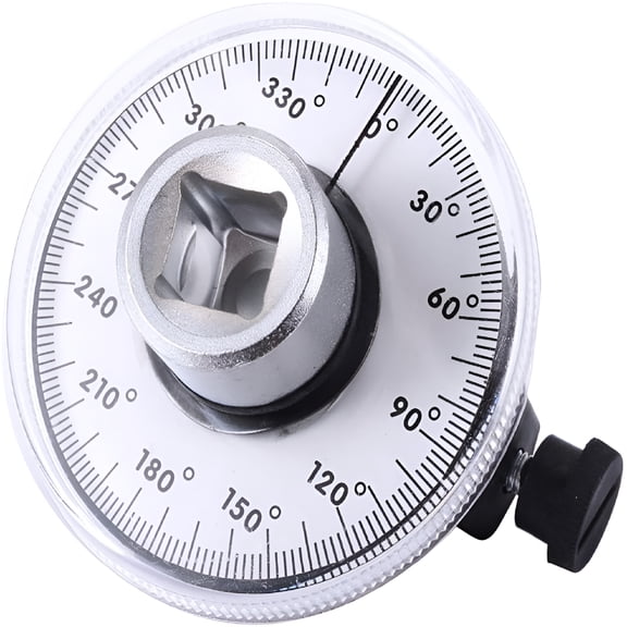 GJX 1/2 Inch Torque Wrench Angle Gauge Tool,360 Adjustable 1/2" Drive Torque Wrench Set,Professional Measure Tool
