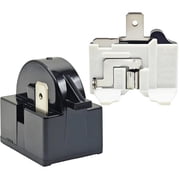 GJX 1 Pack Qp2-4.7 Qp2-4R7 4.7 Ohm Refrigerator 1 Pin Ptc Start\/Starter Relay Refrigerator Overload Protector Fits Whirlpool Frigidaire and Most Mini Fridges and Coolers