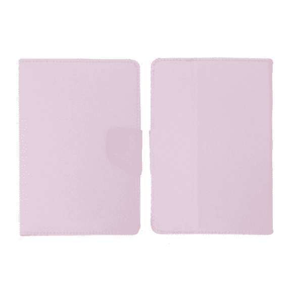 GJX 10.1 Inch android Tablet Case Polyurethane Cover 10.1 Inch Tablet Case Elastic Hook Design 10 Inch Tablet Case Pink
