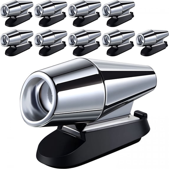 GJX 10 Pieces Deer Whistle Save a Deer Whistles Avoids Collisions, Deer Whistles for Car Deer Warning Devices Animal Alert for Cars and Motorcycles (Silver)