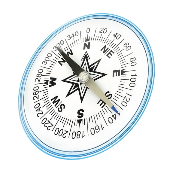 GJX 100mm Large Pocket Compasses, Round Orientee Compasses for Camping Hiking Navigation Compasses Outdoor Equipment