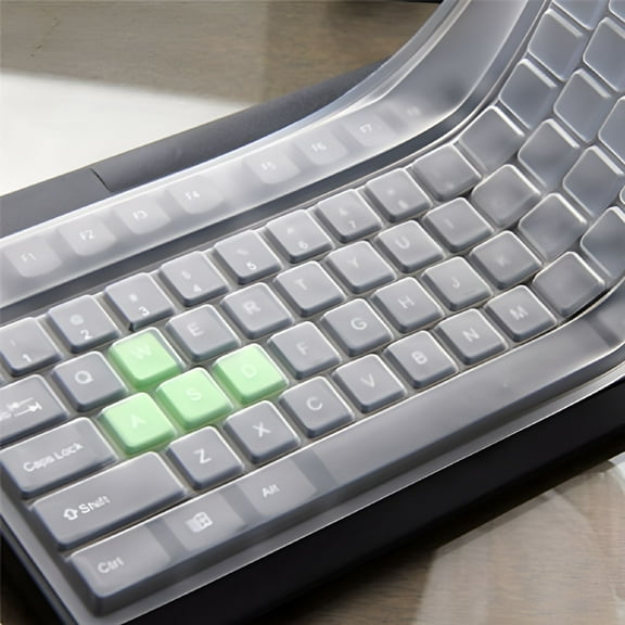 GJX 108 Keys Keyboard Cover, Universal Silicone Desktop Computer Keyboard Cover Skin Protector Film Cover
