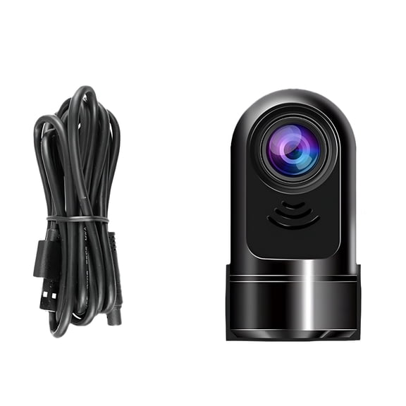 GJX 1080P 360 Rotating Mini Dashcam, Front and Rear Car Camera with 24H Parking Mode, Night Vision Video Recorder