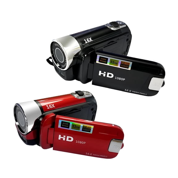 GJX 1080P HD Camcorder Digital Video Camera TFT LCD 24MP 16X Zoom DV AV Night Vision