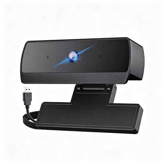 GJX 1080P Hd Webcam,Usb Plug & Play Computer Camera,Auto Low-Light Streaming Camera,Noise-Canceling Microphone Web Cam - for Video on Laptop & Desktop Clear Web Camera for Desktop Computer