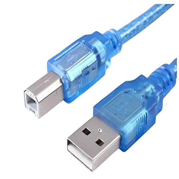 GJX 10Ft Hi-Speed Usb 2.0 Printer Scanner Cable Type a Male to Type B Male Printer Cable to Usb,Blue