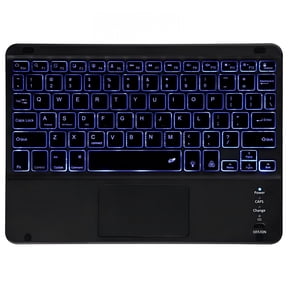 GJX 10Inch Bluetooth Touch Keyboard, Universal /Android Phones and Tablets, Backlit Bluetooth Keyboard (Black)
