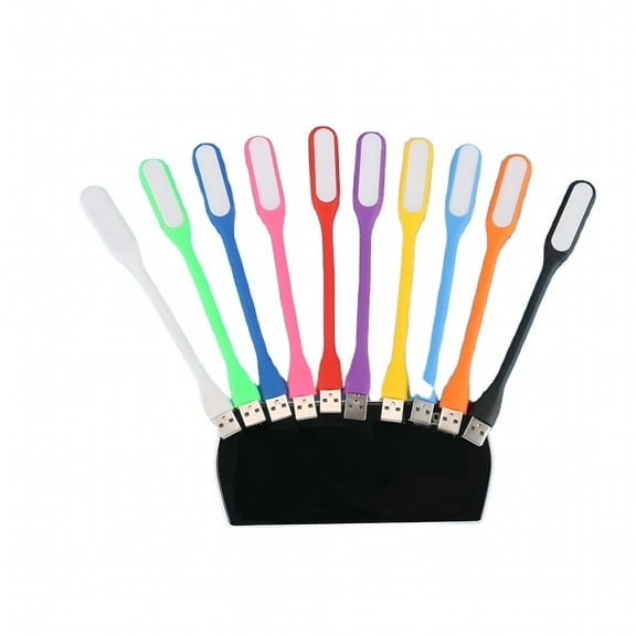 GJX 10pcs USB LED Light Multifunction Innovative High Brightness Portable Mini LED USB Lamp for Home Office Travel Fully Tested Bare Machine, Well Packed in OPP Bag