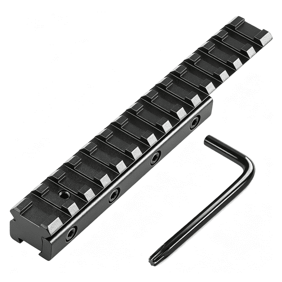 GJX 11Mm Dovetail to 21Mm Build-In Locking Screws Picatinny Rail Low Profile Scope Mount Converter Base 3/8" to 7/8" Converter Durable Dovetail to Picatinny Adapter
