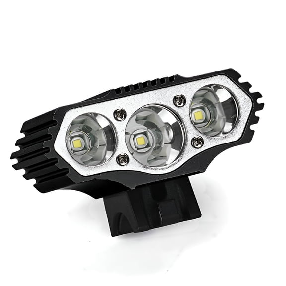 GJX 12000 Lm Bike Lights for Night Riding, Rechargeable 3 LED Headlight and Taillight Set, 3 Modes, for Road, Trail, Commute, Mountain, Urban Cycling.