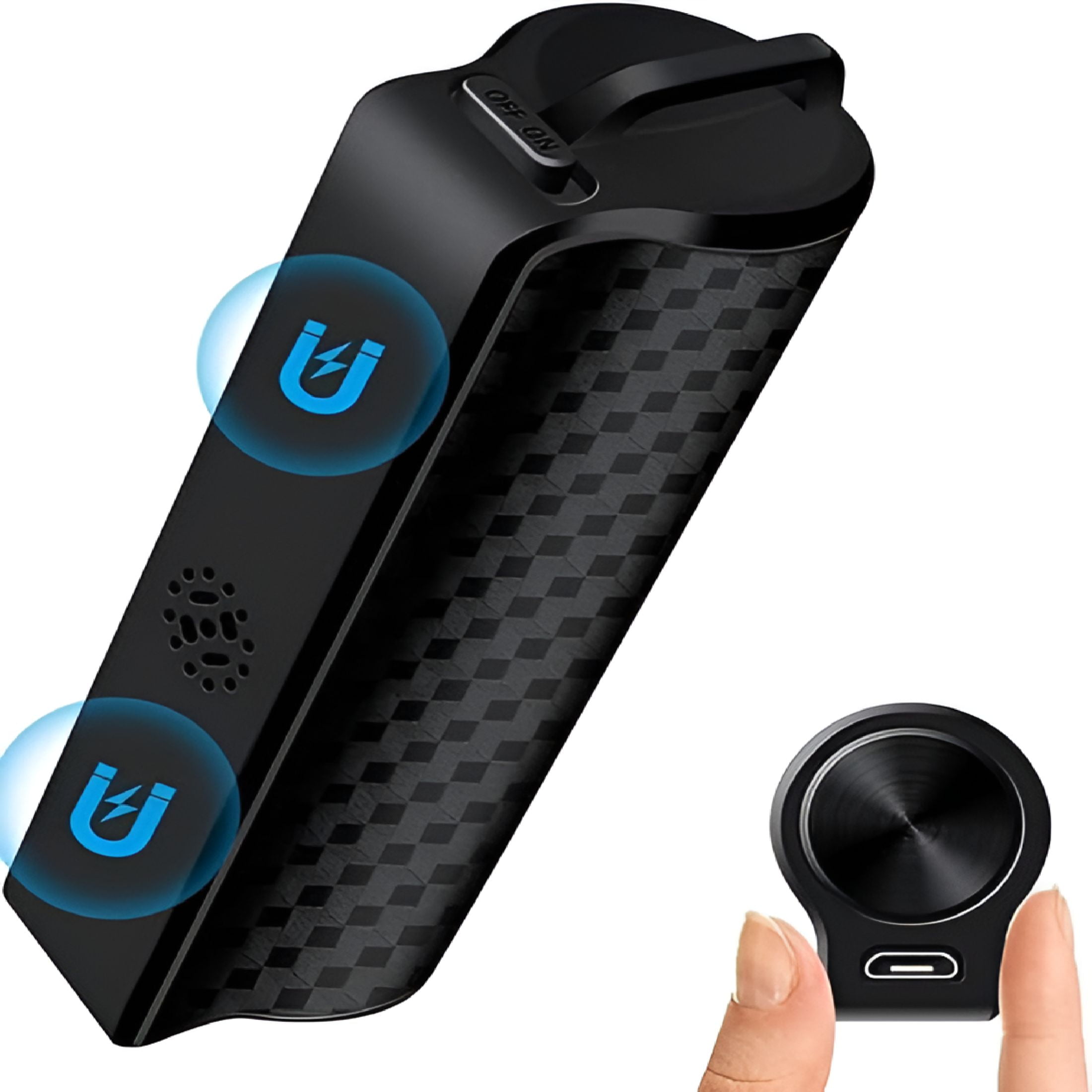GJX 128G Magnetic Voice Recorder with Triple Noise Reduction, 1600 Hours of Recording Capacity, Voice Activated Recorder, Digital Voice Recorder for Meetings/Interviews/Classes