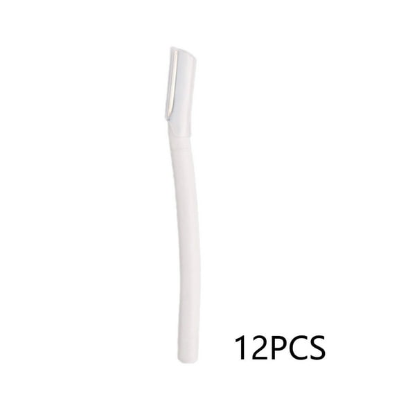 GJX 12Pcs Eyebrow Razor,Portable Design Eyebrow Trimmer,Suitable for Beginners Scratch-Resistant Design Face Shaver for Women