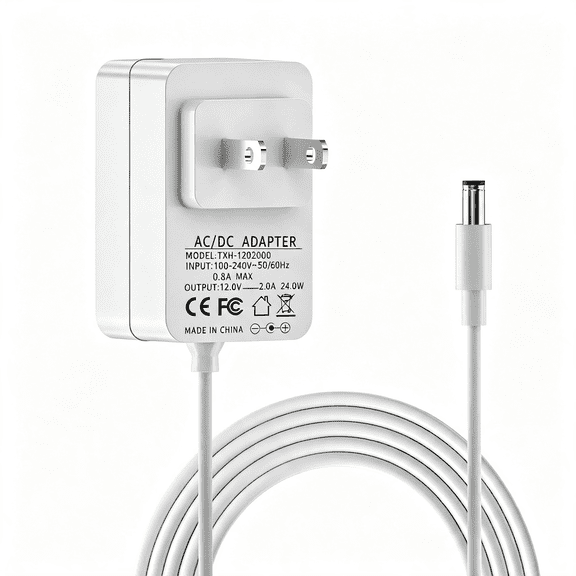 GJX 12V 2A Adapter for Dc117-15 Vanity Makeup Mirror,6Ft Power Cord Replacement Ac Supply for Dc117-15 Hollywood Vanity Lighting Systems