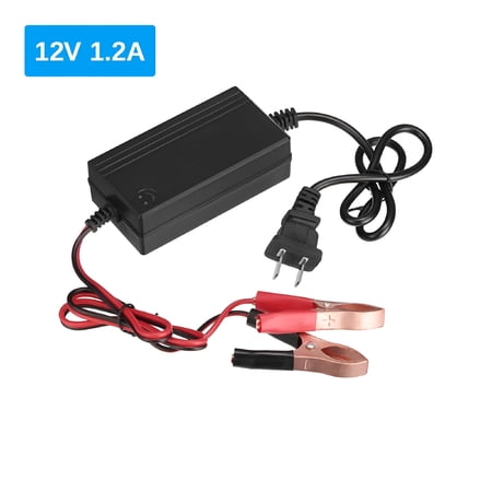 GJX 12V Automatic Lead Acid Battery Maintainer/Charger, Trickle Charger for Boat, Motorcycle, Car, Truck, RV, Lawn Tractor