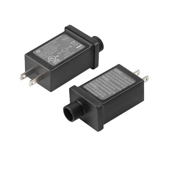 GJX 12V LED Transformer Replacement, Class 2 Power Supply 12W for Christmas Lights