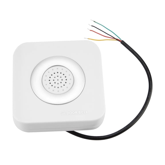 GJX 12V Wired Doorbell System, No Battery Needed, Easy Install, Loud 90dB For Home Security