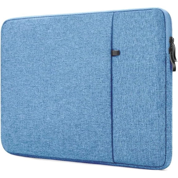 GJX 15.6 Inch Laptop Sleeve Case, Shockproof Protective Computer Sleeve Cover with Accessories Pocket, Water Resistant Carrying Laptop Bag Compatible for Dell Hp Acer Asus