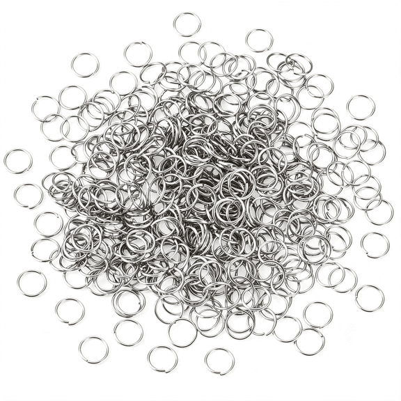GJX 1500Pcs 10Mm Stainless Steel Open Jump Rings Connectors Chainmail Rings for Jewelry Making Supplies Jewelry Soldering Kit Bracelet Earring Necklace Diy Craft