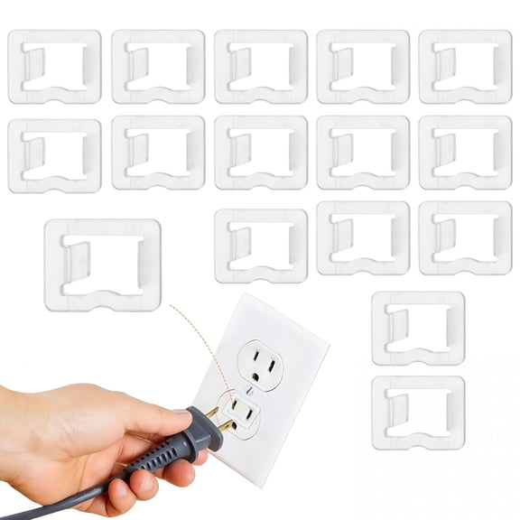 GJX 15Pcs Loose Outlet Fix Plug,Wall Socket Fixer,Transparent Loose Socket Insert,Fix Plug Tightly,Keep Your Loose Socket Jack Snug for Power Plug,Fastening Socket Conversion Cover