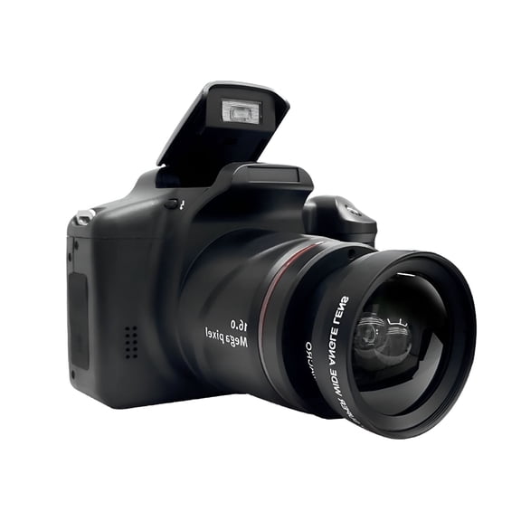 GJX 16MP Digital Camera with 16X Zoom, 720P Vlogging and Photography Cam, Compact Travel Camera for Teens and Students, Battery Powered
