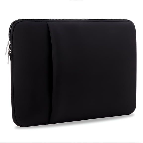 GJX 17 Inch Laptop Sleeve, Soft Zipper Pouch with Foam Padding, Slim Protective Case for MacBook Pro Ultrabook, Computer Bag for Travel, Office, Commuting