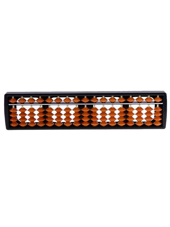 17 Rod Abacus for Kids, Educational Math Learning Tool with 5 Beads, Safe ABS Calculation Board for Homeschooling and Classroom