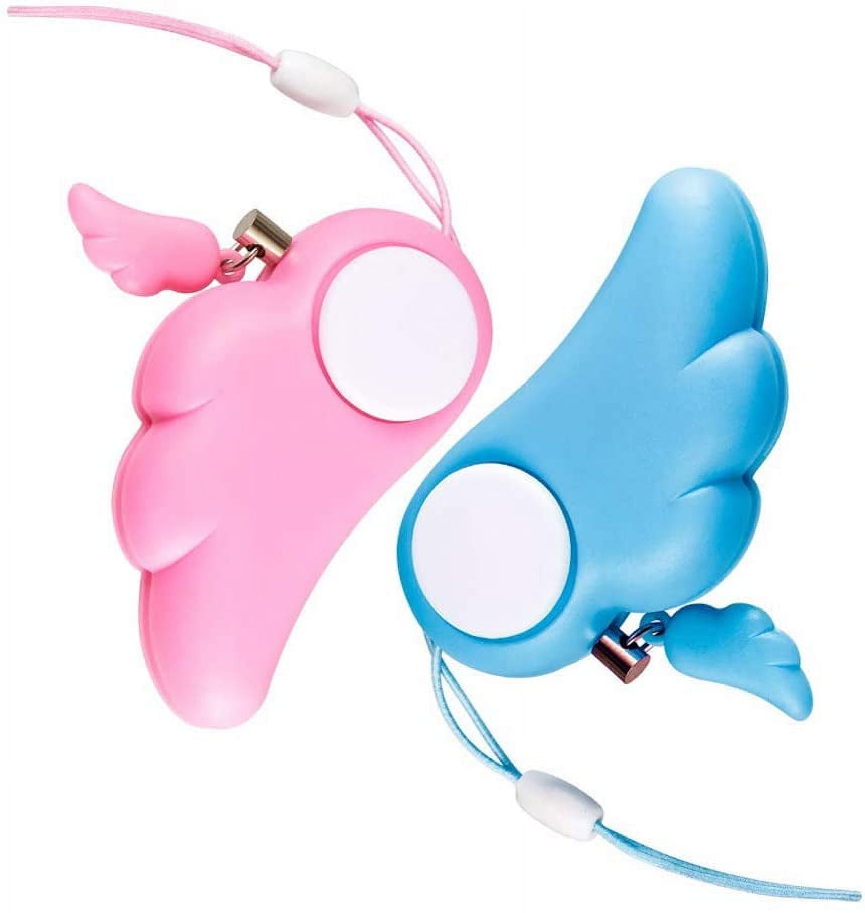 GJX 1PC Cute Mini Wing Loud Personal Protection Alarm Safety Anti-Rape Alarm Protection Tool(Random Color)