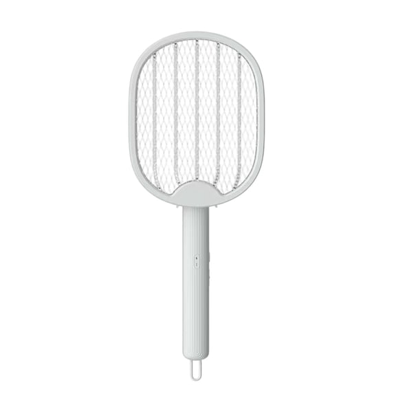 GJX 2 in 1 Electric Bug Zapper,Mosquito Trap Lamp & Racket,3000V Bug Zapper Racket,Usb Rechargeable Electric Fly Swatter Powerful Grid 3-Layer Safety Mesh Indoor and Outdoor,20.5*7.9 Inch
