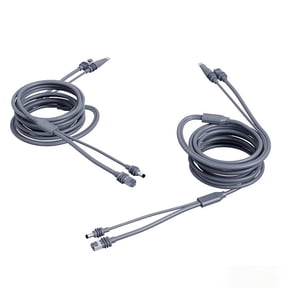 GJX 2-In-1 Mini Cable 16.5Ft/5M,Cat6 Gigabit Ethernet Cable | Dc Power Cord Replacement, Ip65 Waterproof All-Weather Extension Adapter Wire for Rv,Boat,Car,Camping