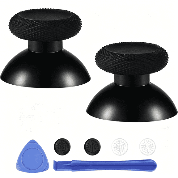 GJX 2 Pack Thumbsticks Replacement for Oculus Quest 2 Controller,Custom Analog Joystick Thumb Sticks Repair Kit Buttons for Quest 3,For Quest Pro