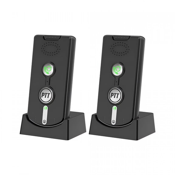 GJX 2 Pack Wireless Intercom System for Home-3280Ft Long Range,Voice Activated,Easy Setup for Elderly Room Communication,Portable Bidirectional Interphone