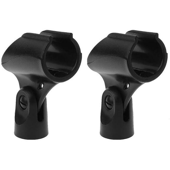 GJX 2 Pack Wireless Microphones Clip Holder Clamp for Shure Vocal Microphone Handheld Blx28 Pgx Slx, Handheld Body Shell for Blx2/Pg58 Wireless Microphone
