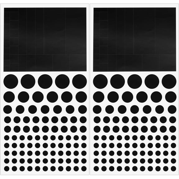 GJX 2 Pcs Black Vinyl Webcam Covers,Restickable Camera Covers Privacy Stickers for Laptop,Cell Phone,Computer,Smart Tvs Vinyl Stickers