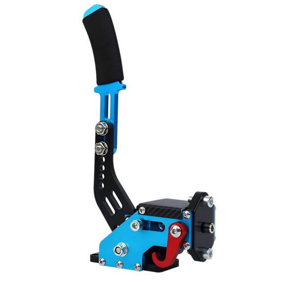GJX 2 in 1 Pc Usb Handbrake Racing Games Handbrake for Compatible with Console Controllers And Pc System; Work on Racing Steering Wheel, Blue
