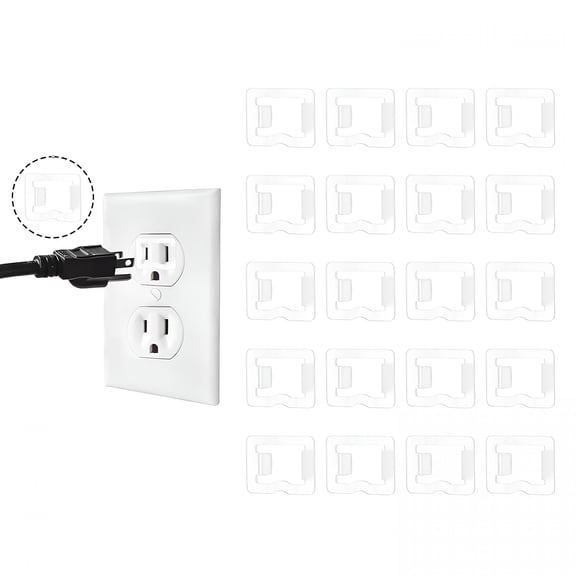 GJX 20 Pcs Loose Outlet Plug Fix, Secure Plugs Lock for Wall Sockets