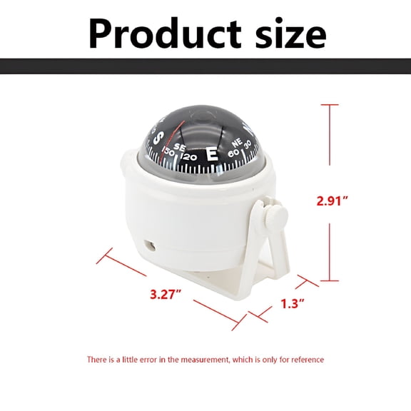 GJX 2026 New 1 Set Boat Compass Direction Display Equipment Practical Navigation Tools Sailing Tool with Clear Displaying for Outdoor, Boating, Sailing, Marine Navigation, Outdoor Adventures
