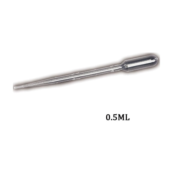 GJX 2026 New 100Pcs Pipette,Clear Marking Pipettes Dropper for Precise Dosing,Soft Medicine Dropper for Leak-Free Use,Reinforced Eye Dropper for Reliable Performance