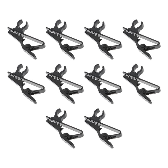 GJX 2026 New 10Pcs Lavalier Microphone Clips Clip-On Microphone Holder Microphone Accessories for Interviews,Video Recording,Podcasts,Presentations,Public Speaking,Audio Recording Sessions